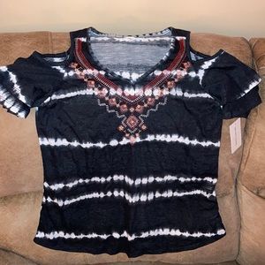 Cold shoulder blouse